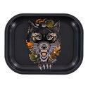 Guardian Wolf - Metalen Rolling Tray Klein (TRIBE)