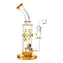 Shower Head Swiss Dab Rig 11'' (Tsunami Glass)