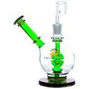 Shower Head Side Neck Dome Dab Rig 8″ (Tsunami Glass)