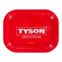 Metalen Rolling Tray Rood "Tyson Amsterdam" (TYSON 2.0)