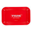 Metalen Rolling Tray Rood "Tyson Amsterdam" (TYSON 2.0)