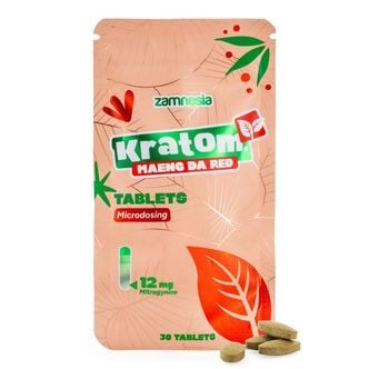 Kratom Tabletten - Maeng Da Red (Zamnesia)