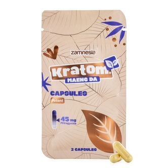 Kratom Capsules - 45 mg Extract (Zamnesia)