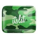 It's Lit! Lichtgroene Camouflage Rolling Tray (Hemper)