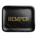 Luxe Black Marble Rolling Tray (Hemper)