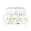 Luxe White Marble Rolling Tray (Hemper)