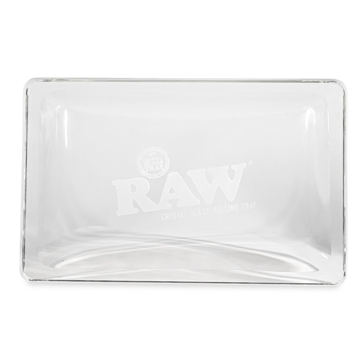 intelligentie Malaise Versnel Crystal Glass Rolling Tray | RAW | Accessoires - Zamnesia