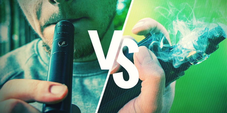 Wat Zijn De Verschillen Tussen Het Vapen Van Droge Kruiden En E-liquids?